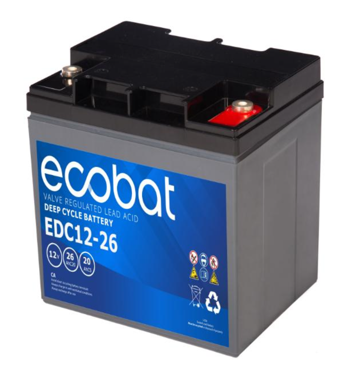 Ecobat ACUMULATOR ECOBAT 12V 26Ah - Neobat.ro
