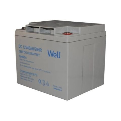 Acumulator plumb acid deep cycle 12V 45Ah Well