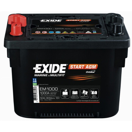 Baterie Auto EXIDE START AGM 12V 50AH