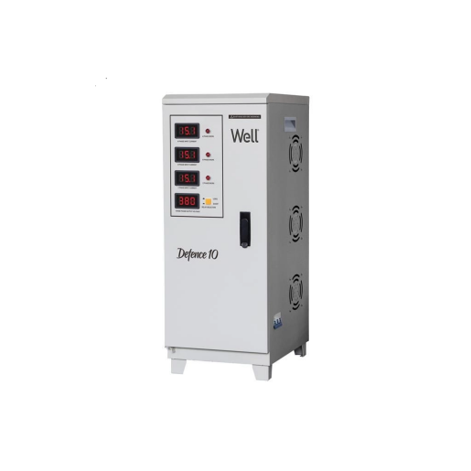 Stabilizator automat de tensiune trifazat 10KVA/ 8KW, Well