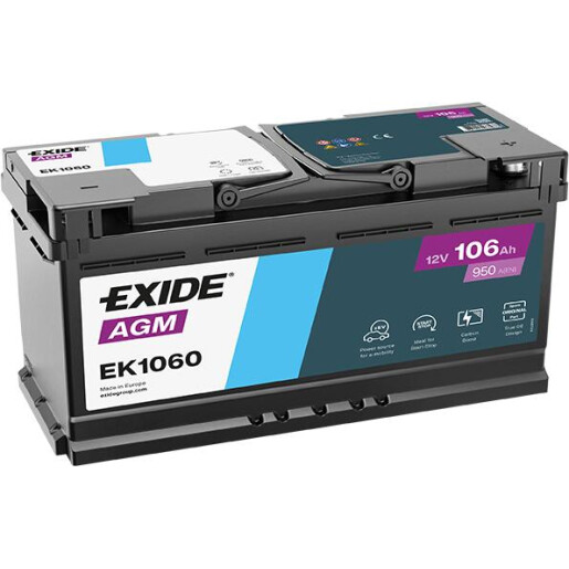Baterie Auto EXIDE AGM 106 Ah