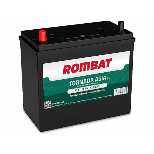 Baterie Auto ROMBAT TORNADA 50 Ah
