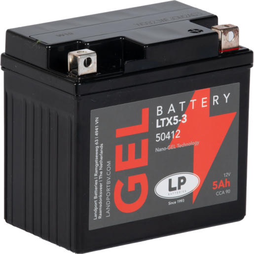 Landport baterie LTX5-3 (LTX5L-BS) Gel