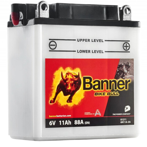 Baterie Moto Banner BULL 6V 11Ah