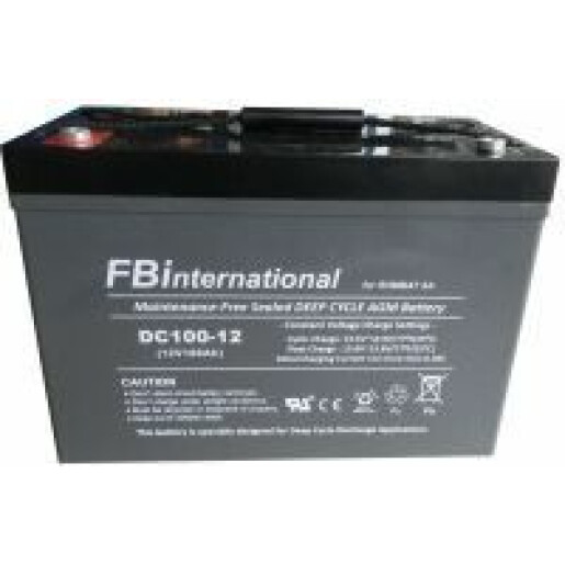 Acumulator stationar FB INTERNATIONAL AGM 12 V - 100 AH