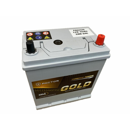 Baterie Auto PACTOR GOLD 45Ah ASIA