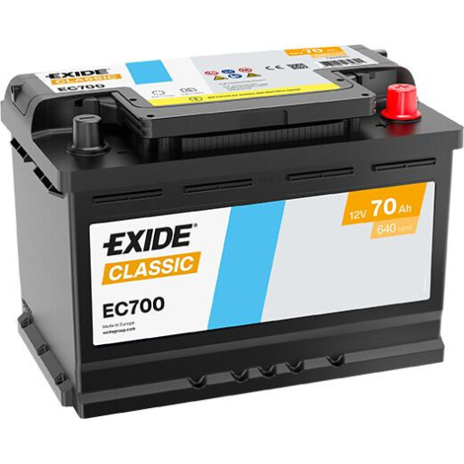 Baterie Auto EXIDE CLASSIC 70 Ah