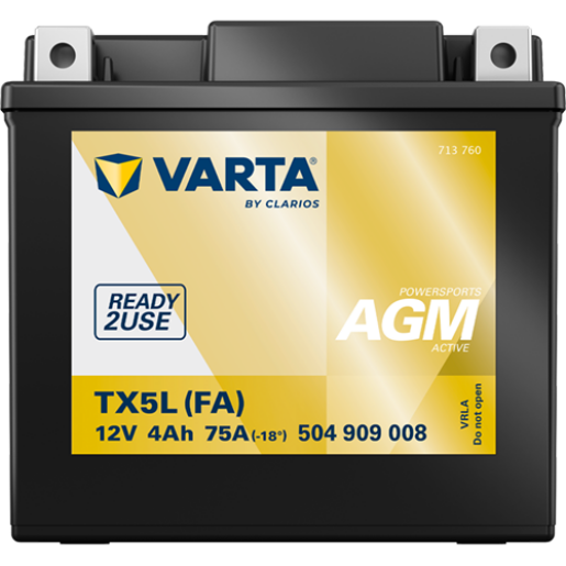 Acumulator Moto VARTA Powersports AGM Active 504909008 4 Ah