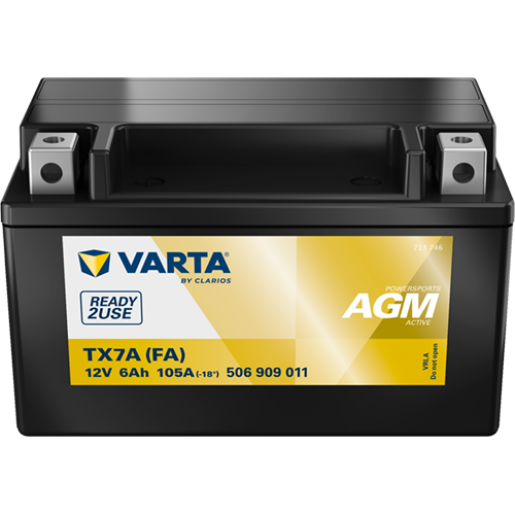 Acumulator Moto VARTA Powersports AGM Active 506909011 6 Ah