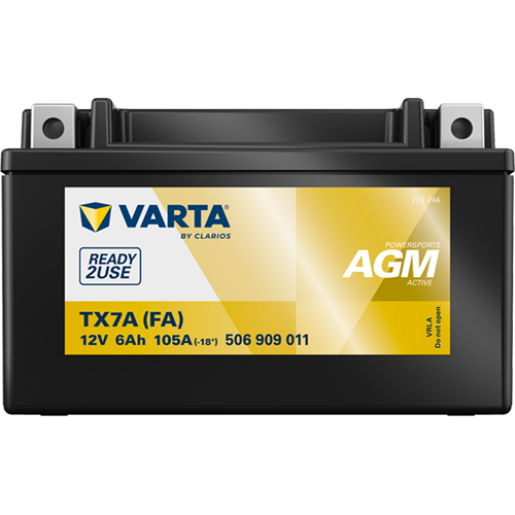 Acumulator Moto VARTA Powersports AGM Active 506909011 6 Ah