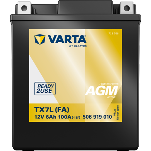 Acumulator Moto VARTA Powersports AGM Active 506919010 6 Ah