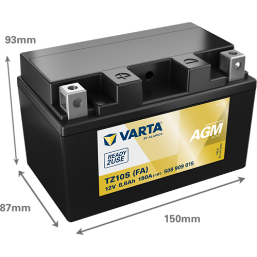 Acumulator Moto VARTA Powersports AGM Active 8.6 Ah