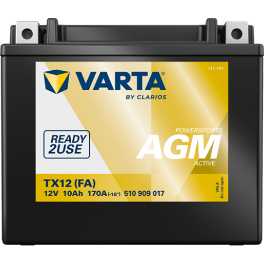 Acumulator Moto VARTA Powersports AGM Active 10 Ah