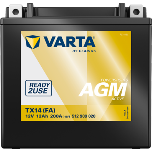 Acumulator Moto VARTA Powersports AGM Active 12 Ah