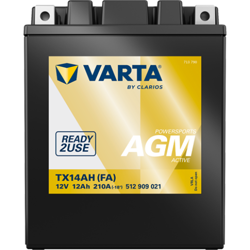 Acumulator Moto VARTA Powersports AGM Active 512909021 12 Ah