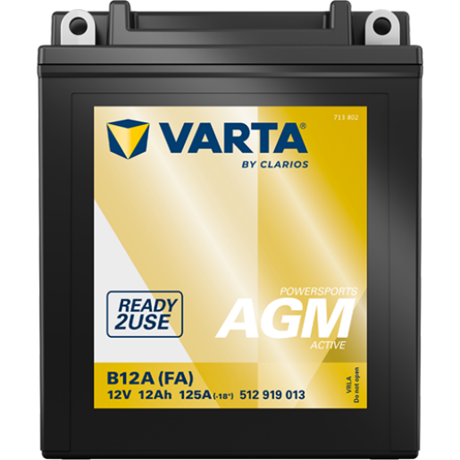 Acumulator Moto VARTA Powersports AGM Active 512919013 12 Ah