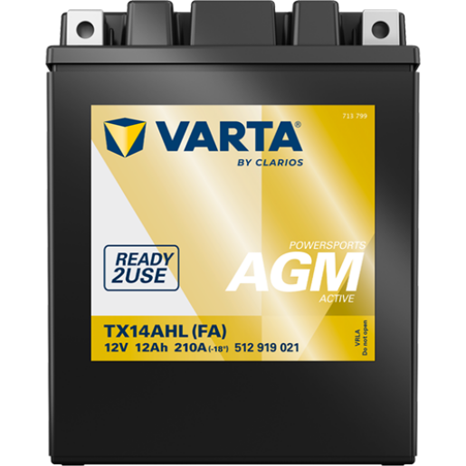 Acumulator Moto VARTA Powersports AGM Active 512919021 12 Ah