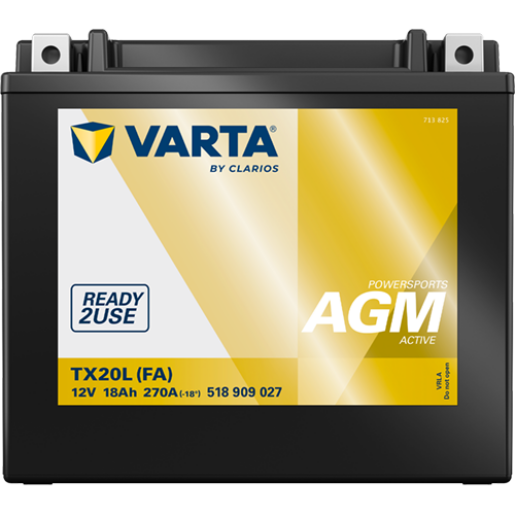 Acumulator Moto VARTA Powersports AGM Active 18 Ah