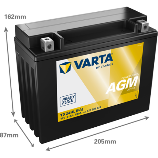 Acumulator Moto VARTA Powersports AGM Active 21 Ah