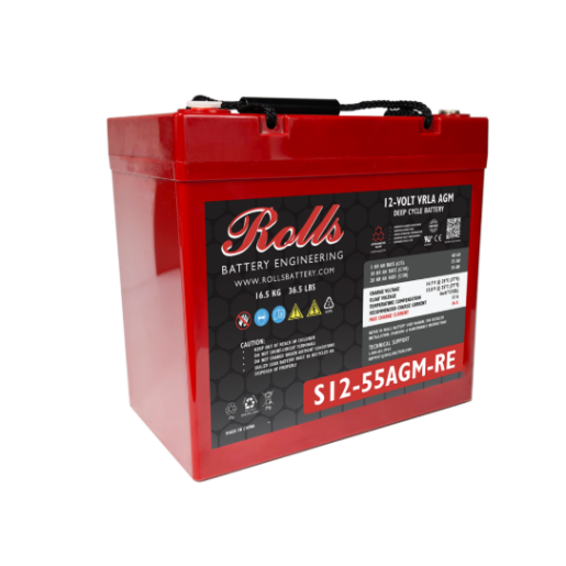 Baterie Tractiune Rolls12V 58Ah