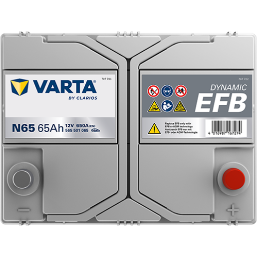 Baterie Auto VARTA EFB 65 Ah