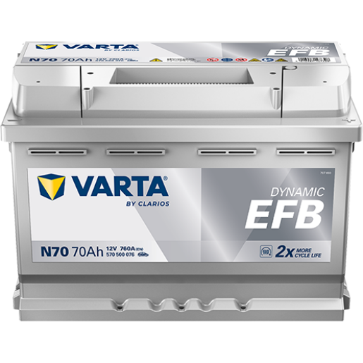 Baterie Auto VARTA EFB 70 Ah