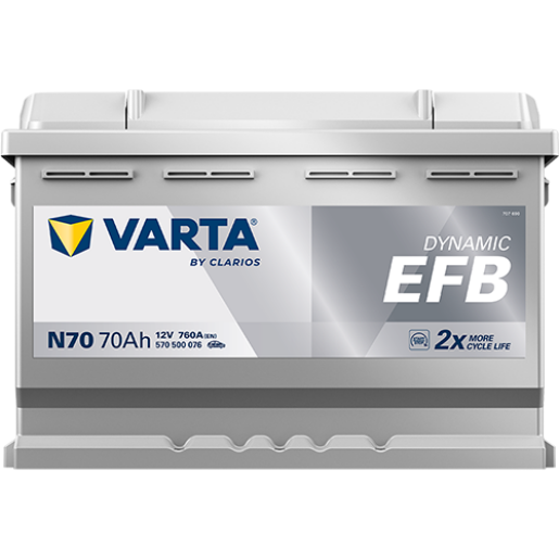 Baterie Auto VARTA EFB 70 Ah