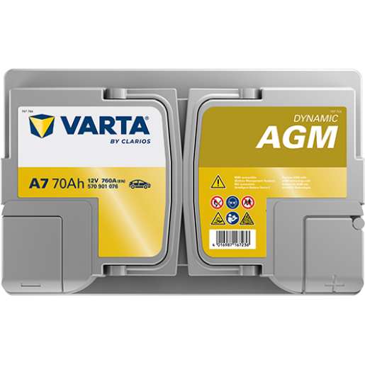 Baterie Auto VARTA AGM 70 Ah