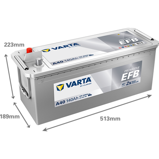 Baterie camion VARTA PROMOTIVE EFB 140 Ah