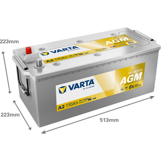 Baterie camion VARTA PROMOTIVE AGM 170 Ah