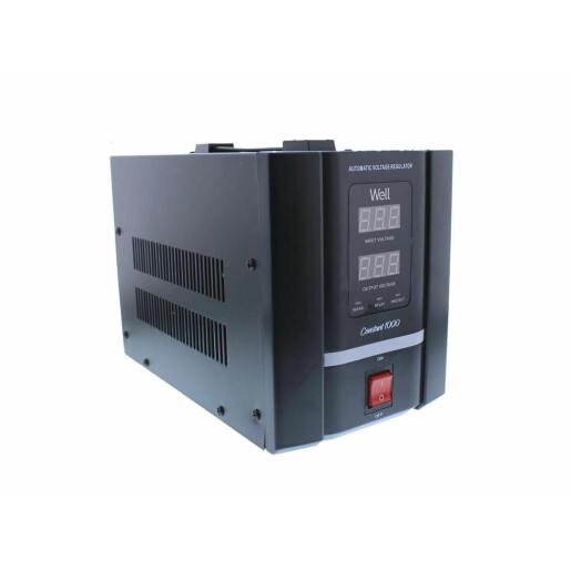 Stabilizator automat de tensiune cu servo motor 1000VA/600W, Well