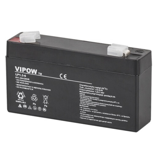 ACUMULATOR GEL PLUMB 6V 1.3AH VIPOW