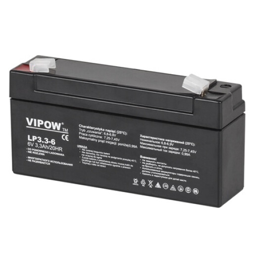 ACUMULATOR GEL PLUMB 6V 3.3AH VIPOW