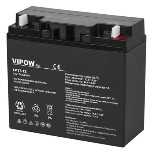 ACUMULATOR GEL PLUMB 12V 17AH VIPOW