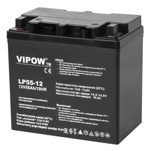 ACUMULATOR GEL PLUMB 12V 55AH VIPOW