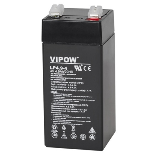 ACUMULATOR GEL PLUMB 4V 4.9AH VIPOW