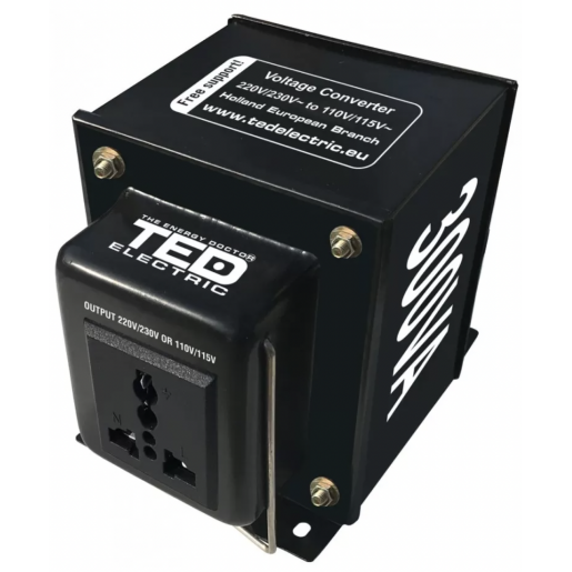 Transformator 230-220V la 110-115V 300VA reversibil TED110REV-300VA