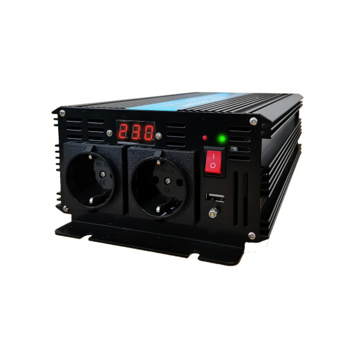 Convertor de la 24V la 230V 1000W unda sinusoidala pura TED000439