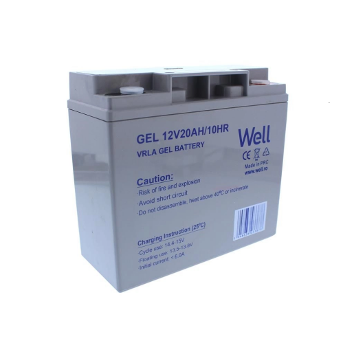 Acumulator plumb acid cu gel 12V 20Ah Well