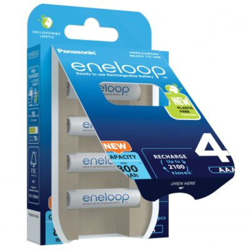 Acumulatori Eneloop ECO AAA R3 800mAh, 4 Buc.