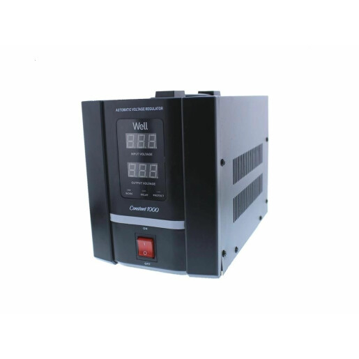 Stabilizator automat de tensiune cu servo motor 1000VA/600W, Well
