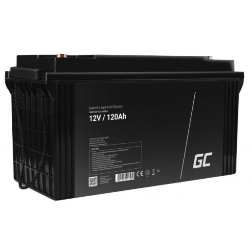 Acumulator plumb acid GreenCell 12V 120AH, terminal B5 (M8), AGM31 Acumulator plumb acid GreenCell 12V 120AH, terminal B5 (M8), AGM31