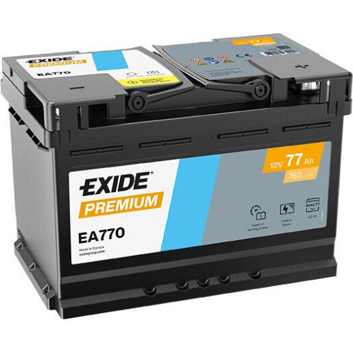 Baterie Auto EXIDE PREMIUM 77 Ah