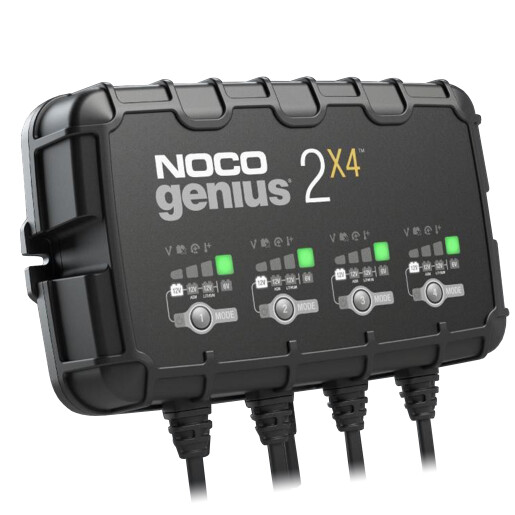Redresor acumulatori 6V 12V 2A, incarca 4 acumulatori 40A, NocoGenius 2x4