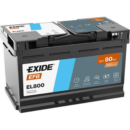 Baterie Auto EXIDE EFB 80 Ah