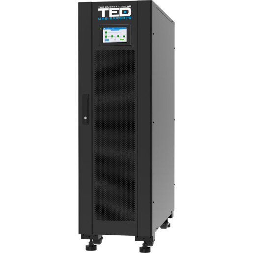 UPS Online 80kVA/80kW Trifazic 3/3, Dublă Conversie cu Ecran LCD, Undă Sinusoidală Pură și Intrare/Ieșire Regletă, Management LCD, TED Electric