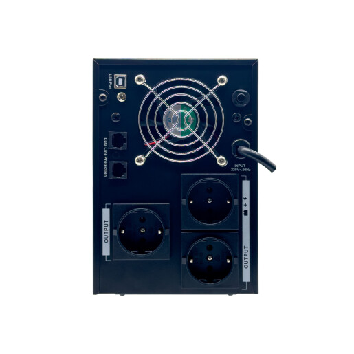 UPS 2200VA 1250W cu Stabilizator si Management, 3x Schuko, Ecran LCD si 4x Acumulator 12V 7Ah, TED Electric TED004666