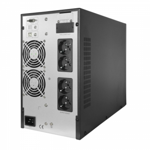 UPS 3000VA 2700W Online cu Dubla Conversie Monofazat, Management si Ecran LCD, Include 6x Acumulator 12V 9Ah, TED Electric TED003997