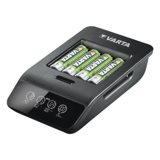 Incarcator acumulatori Ni-Mh, include 4 x AA 2100mAh, 57684 Varta