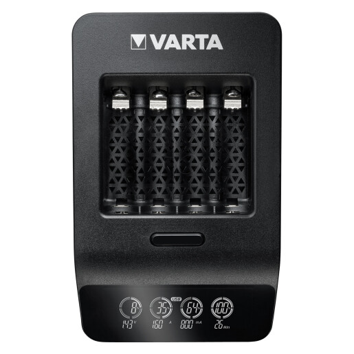 Incarcator acumulatori Ni-Mh, include 4 x AA 2100mAh, 57684 Varta